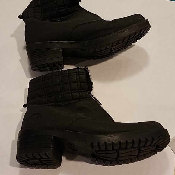 totes Shoes - Totes black ankle quilted winter boots 9M *FLAWS